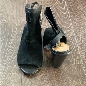 Joe’s black booties